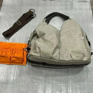 Lassig Green  Label Neckline Diaper Bag, Beige